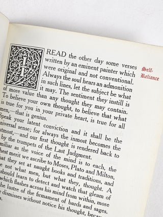 The Essay on Self-Reliance