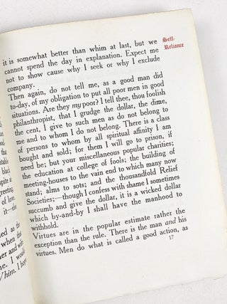 The Essay on Self-Reliance