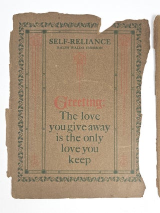 The Essay on Self-Reliance