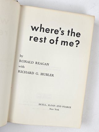 Where's the Rest of Me (Signed)