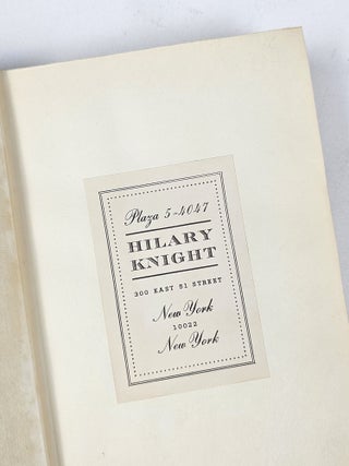 His Monkey Wife, Or, Married to a Chimp (with Hilary Knight's bookplate)