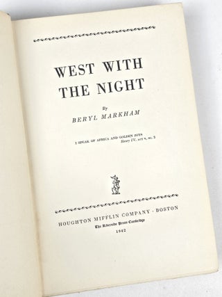 West with the Night