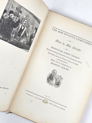The Bon Vivant's Companion...or...How to Mix Drinks (Signed by Asbury)