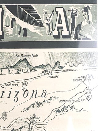 California Official Tourist Picture Map