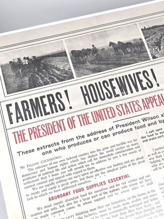 Item #1898 Farmers! Housewives! Children! The President of the United States Appeals to You...