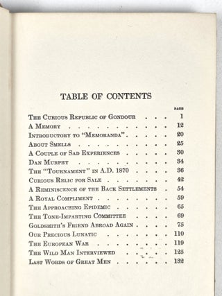 The Curious Republic of Gondour and Other Whimsical Sketches