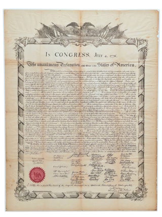 Item #1922 In Congress, July 4, 1776...(Philadelphia Centennial facsimile of the Declaration of...