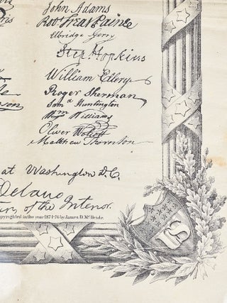 In Congress, July 4, 1776...(Philadelphia Centennial facsimile of the Declaration of Independence)