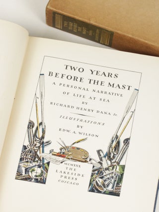 Item #1973 Two Years Before the Mast. A Personal Narrative of Life at Sea. Lakeside3, Richard...