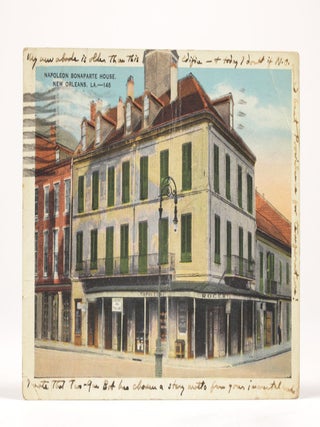 Autograph Postcard to E. Hoffmann Price with Mentions of Clark Ashton Smith, Robert E. Howard, and Weird Tales Magazine