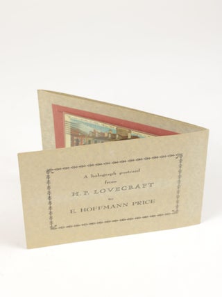 Autograph Postcard to E. Hoffmann Price with Mentions of Clark Ashton Smith, Robert E. Howard, and Weird Tales Magazine