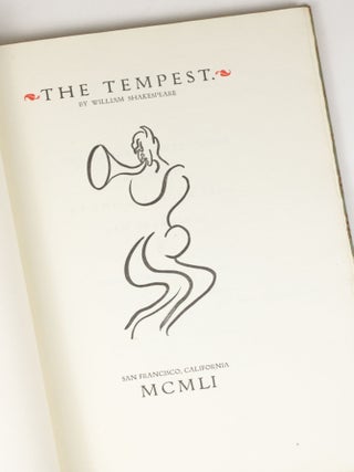Item #1989 The Tempest (Signed by Mary and Ed Grabhorn). William Shakespeare