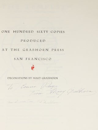 The Tempest (Signed by Mary and Ed Grabhorn)