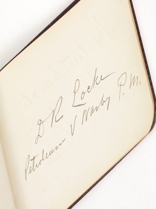 Autograph Album Signed by Several Notable Late 19th Century Guests at Philadelphia's Continental Hotel