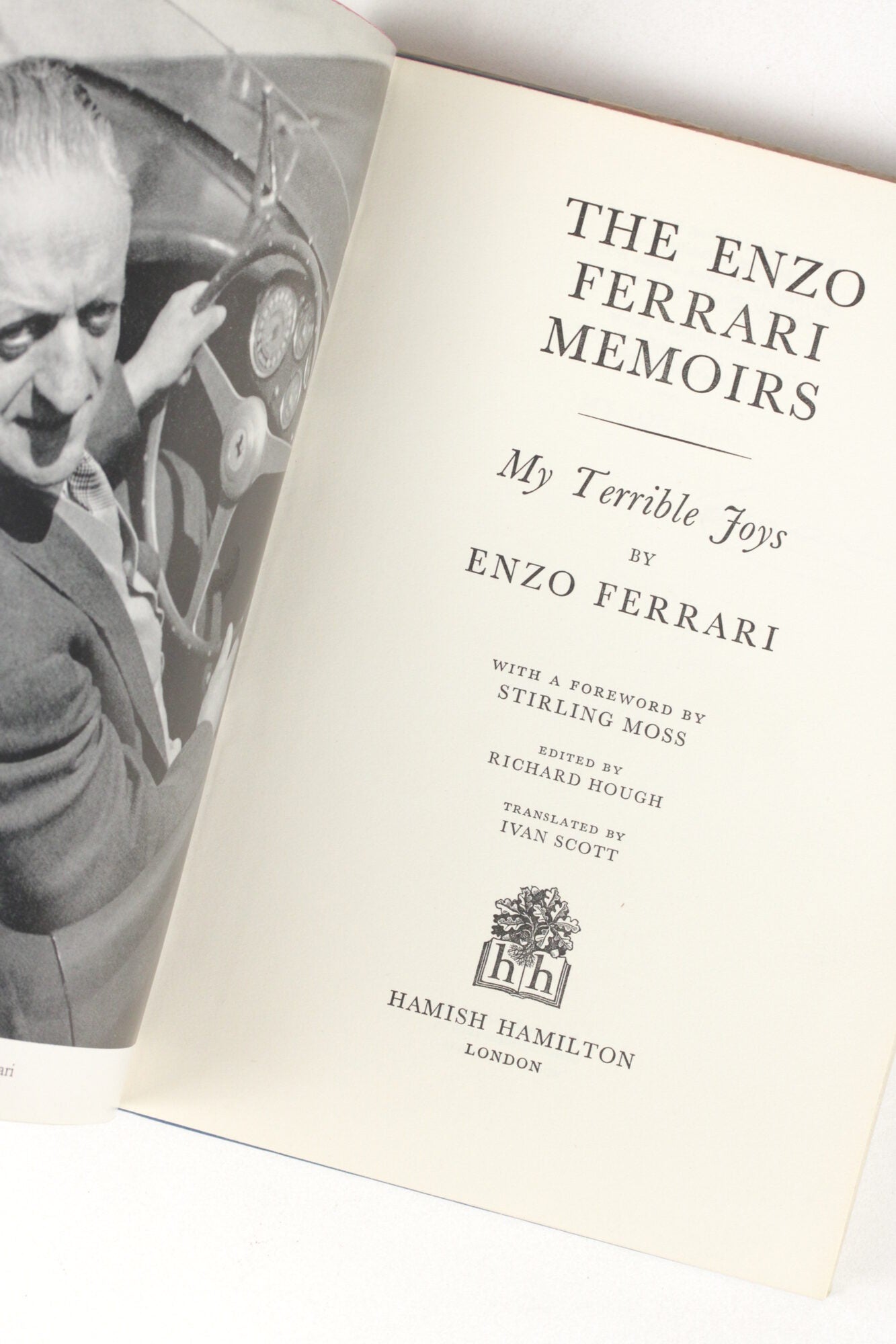The Enzo Ferrari Memoirs: My Terrible Joys Signed | Enzo Ferrari
