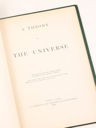 Item #2104 A Theory of the Universe. Samuel Hutchins