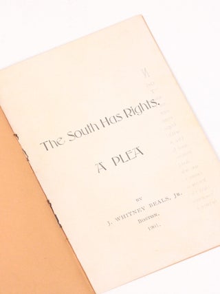 The South Has Rights. A Plea