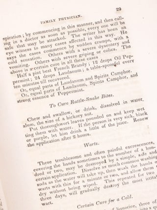 Ladies' Indispensable Assistant. Being a Companion for the Sister, Mother, and Wife. Containing More Information for the Price than Any Other Work Upon the Subject. Here are the Very Best Directions for the Behavior and Etiquette of Ladies and Gentlemen, Ladies' Toilette Table, Directions for Managing Canary Birds; Also, Safe Directions for the Management of Children; Instructions for Ladies Under Various Circumstances; A Great Variety of Valuable Recipes, Forming a Complete System of Family Medicine. Thus Enabling Each Person to Become His or Her Own Physician: To Which is Added One of the Best Systems of Cookery Ever Published; Many of These Recipes are Entirely New and Should Be in the Possession of Every Person in the Land