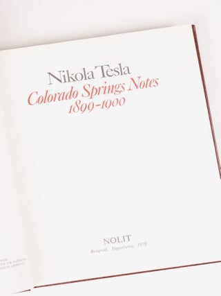 Colorado Springs Notes: 1899-1900