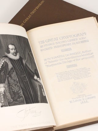 Item #2151 The Great Cryptogram: Francis Bacon's Cipher in the So-Called Shakespeare Plays....