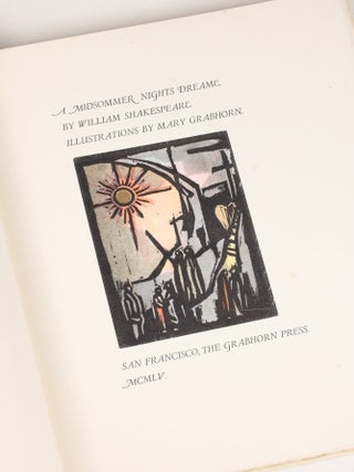 A Midsommer Nights Dreame. William Shakespeare.