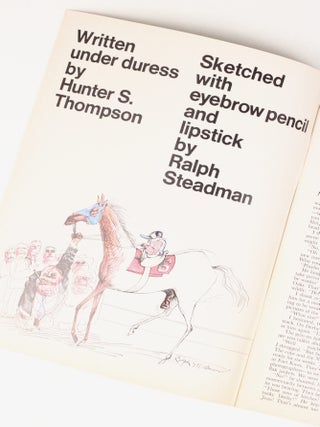 Scanlan's Monthly, Volume One Number Four, June 1970 [The Kentucky Derby is Decadent and. Hunter S. and Ralph Thompson.
