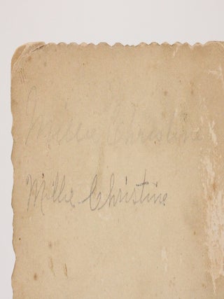African American Conjoined Twins, Cabinet Card Photograph (Signed by both)
