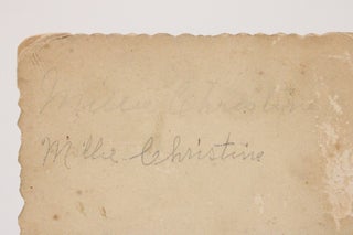 African American Conjoined Twins, Cabinet Card Photograph (Signed by both)