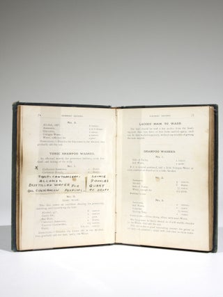The Barbers' Recipe Book for the Use of Barbers Especially; Giving the Formulae and Most Approved Methods for Making the Various Preparations Used by the Trade. Also a Valuable Collection of Miscellaneous Recipes and Useful Information