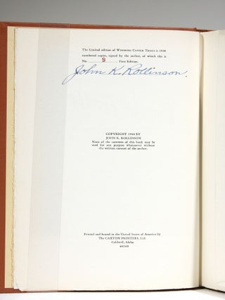 History of the Migration of Oregon-Raised Herds to Mid-Western Markets: Wyoming Cattle Trails (Signed)