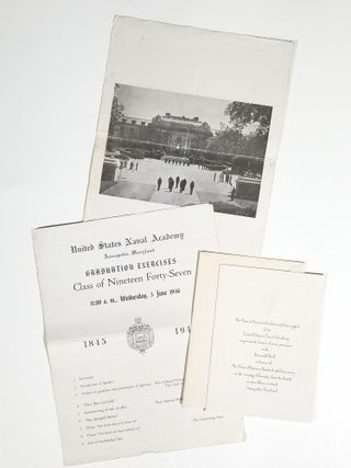 Holograph Letter, Signed Address Delivered Before the Graduating Class, United States Naval Academy, June 5, 1946, and Other Items Related to the Accelerated 1946 Graduation of the USNA Class of 1947