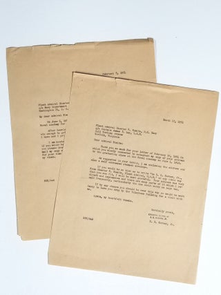 Holograph Letter, Signed Address Delivered Before the Graduating Class, United States Naval Academy, June 5, 1946, and Other Items Related to the Accelerated 1946 Graduation of the USNA Class of 1947
