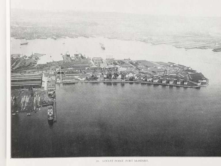 Item #639 Aeroplane Views of Baltimore Harbor and Approaches. Baltimore, United States Navy, Harbor Board of Baltimore.