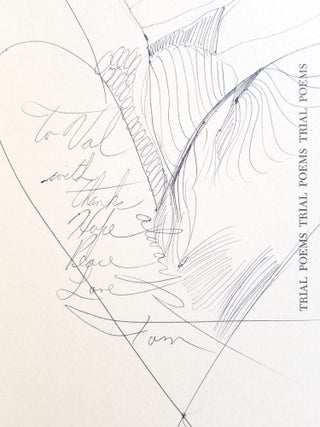Trial Poems (Signed twice, with an original drawing by Lewis)