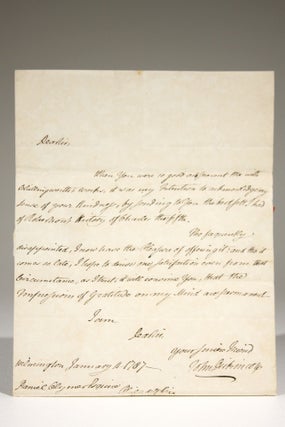 Autograph Letter to Daniel Clymer, Regarding Gift of Books