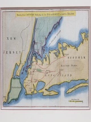 Sketch of the Country Illustrating the Late Engagement in Long Island