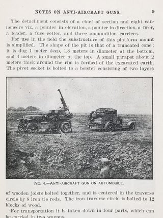 CONFIDENTIAL—FOR OFFICIAL USE ONLY - Notes on Anti-Aircraft Guns - Compiled at the Army War College From the Latest Available Information – April, 1917