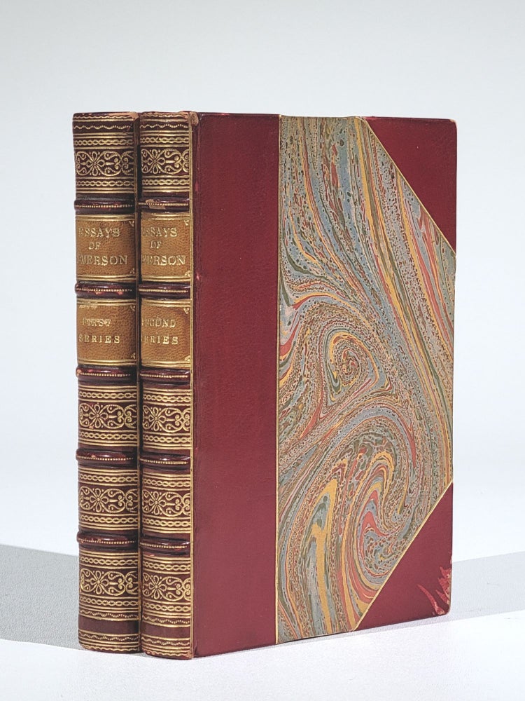 Item #730 Essays by Ralph Waldo Emerson, First Series [with] Second Series. Ralph Waldo Emerson.