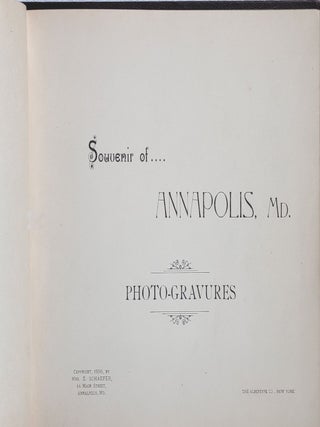 Souvenir of Annapolis, Md. Photo-Gravures
