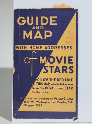 Item #767 Souvenir Map and Guide to Starland Estates and Mansions...A Fascinating Trip Through...