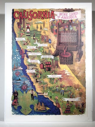 Item #790 California, Wine Land of America. Amado Gonzalez