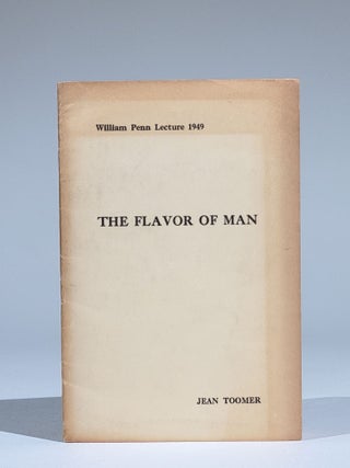 Item #791 William Penn Lecture 1949: The Flavor of Man, Delivered at Arch Street Meeting House,...