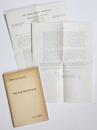 William Penn Lecture 1949: The Flavor of Man, Delivered at Arch Street Meeting House, Philadelpha