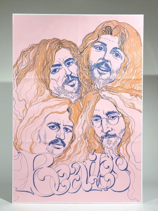 Item #818 Scarce Beatles Poster. The Beatles