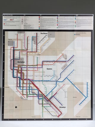 Item #826 New York Subway Guide. Massimo Vignelli