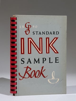 Item #833 Standard Ink Sample Book. Printing