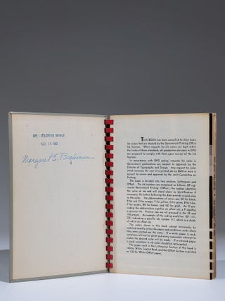 Standard Ink Sample Book