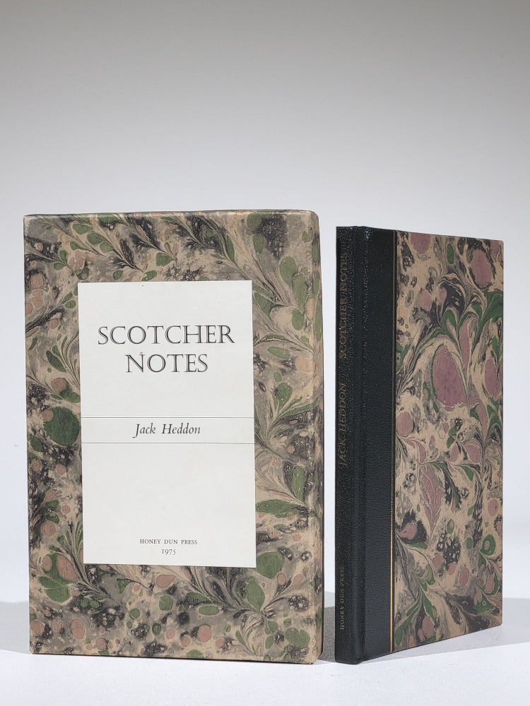 Item #855 Scotcher Notes: Bibliographical, Biographical and Historical Notes to George Scotcher's "Fly Fisher's Legacy...", Circa 1810; with Comments on the Fly-Dressings. Jack Heddon.