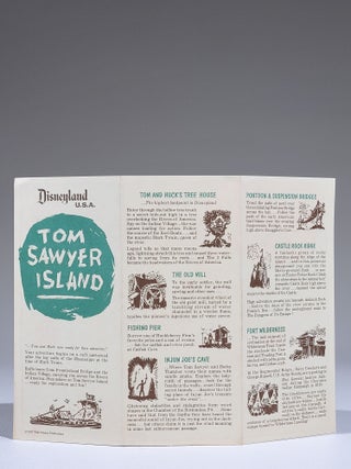 Explorer's Map of Tom Sawyer Island in Frontierland, Disneyland, U.S.A.