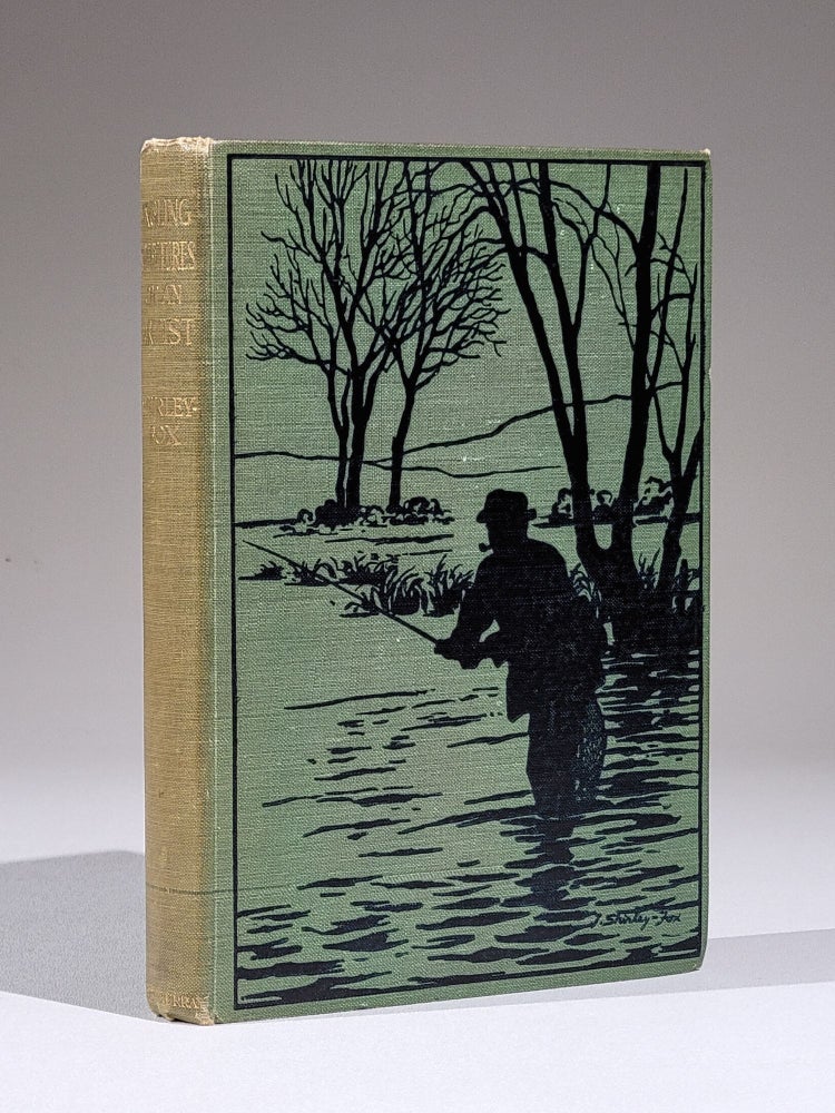 Item #876 Angling Adventures of an Artist (with original ink drawing, signed by Shirley-Fox in 1924). John Shirley-Fox.
